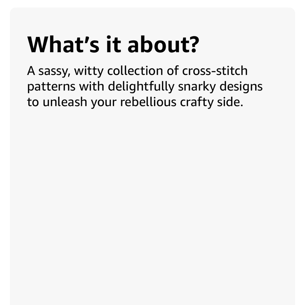 Subversive Cross Stitch Pattern Book - Picture 2 of 9